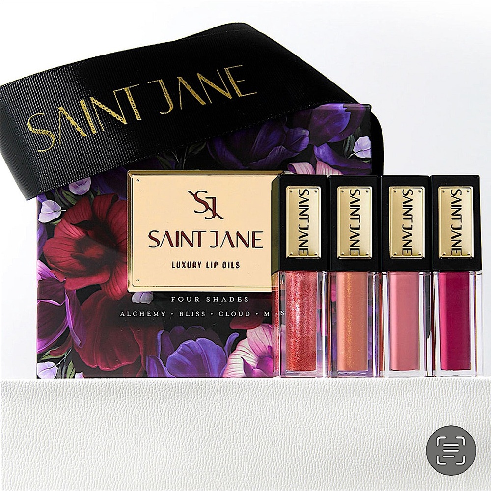 Saint Jane Limited Edition Holiday Collection Luxury Lip Oil 4-Piece Gift Set - Picture 16 of 16